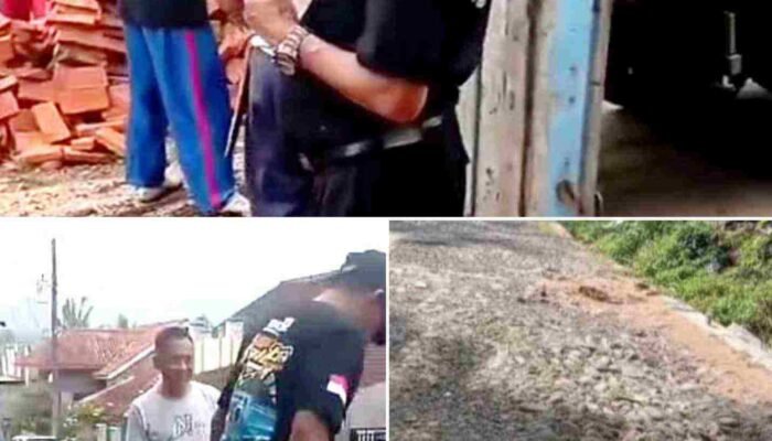 Warga Desa Ciputih, Salem, Protes Jalan Rusak Selama 16 Tahun, Gelar Aksi Tanam Pohon Pisang