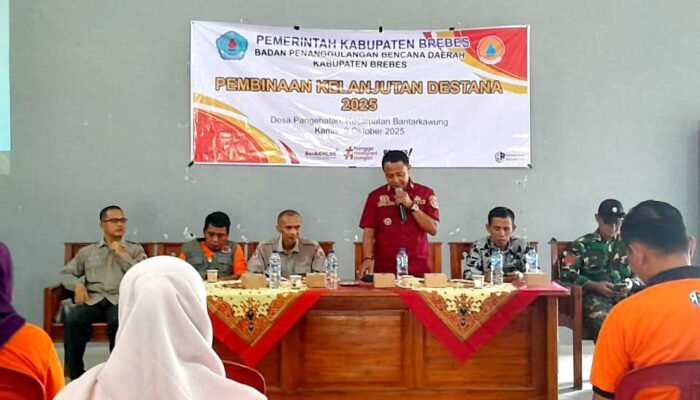 BPBD Brebes Bersama Pemdes Pangebatan Perkuat Kesiapsiagaan Masyarakat Lewat Pembinaan Destana 2025