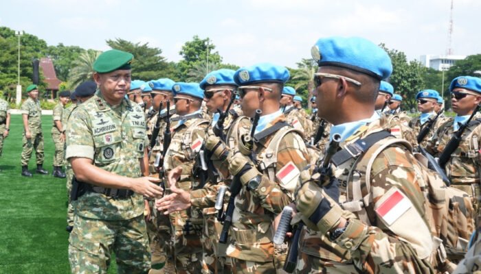Prajurit Yonzipur 4/TK Kodam IV/Diponegoro Jalani Tugas Kemanusiaan dan Perdamaian Dunia Ke Republik Afrika Tengah