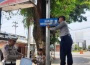 Tertibkan Arah Lalin, Dishub dan Satlantas Pemalang Pasang Rambu Baru di Empat Simpang Utama