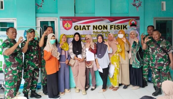 TMMD Sengkuyung Tahap IV Kodim 0711/Pemalang Sasar Pelayanan KB-Kes di Ulujami