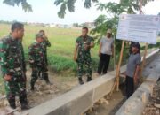 Pemalang Genjot Ketahanan Pangan, Dandim Pemalang Dampingi Aster Kasdam Diponegoro Tinjau Irigasi Tersier