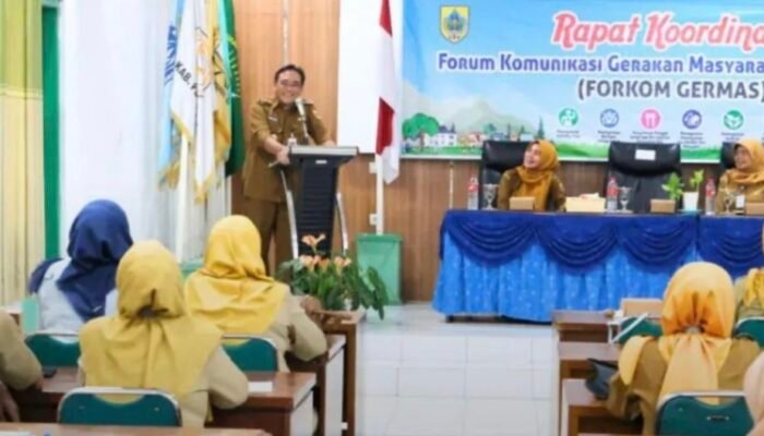 Buka Rakor Germas, Wakil Bupati Katakan Kesehatan Dimulai dari Perilaku Bersih