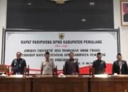 DPRD Kabupaten Pemalang menggelar Rapat Paripurna, Jawaban Eksekutif Tentang Raperda