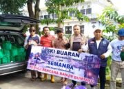 SKI Brebes Selatan Bersama SMA N 1 Bantarkawung Salurkan Bantuan untuk Korban Banjir di Bumiayu