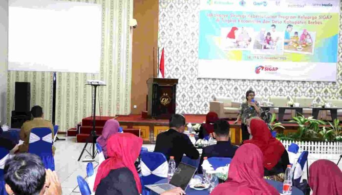 Pemda Brebes Gelar Lokakarya Program Keluarga SIGAP Menuju Generasi Emas 2045