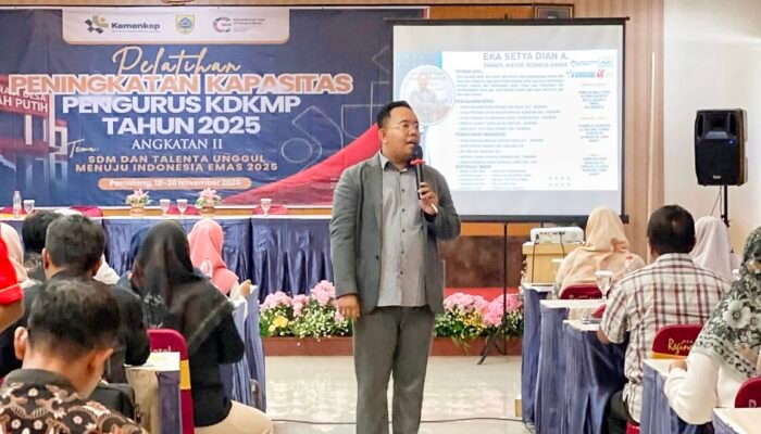 Menjadi Narsumber KDKMP, Eka Setya Dian Anggriawan Dorong Koperasi Desa Optimalkan Program Ketahanan Pangan dan keterlibatan generasi milenial