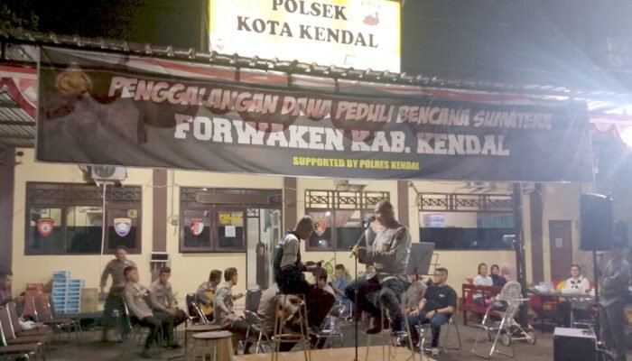 Forum Wartawan Kendal dan Polres Kendal Kolaborasi Galang Dana Bagi Korban Bencana Alam Di Sumatera