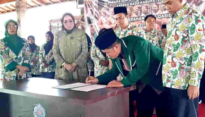 DPW Jateng Apresiasi LASQI Brebes Beri Bantuan Peralatan Qasidah Bagi DPK se-Brebes