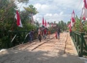 TNI Percepat Pemulihan Pascabencana, Jembatan Bailey Matang Bangka Rampung 100%