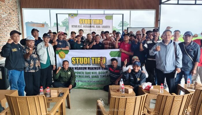 Petani Sragen Jemput Teknologi Modern ke Ponco Tani Kabupaten Pemalang