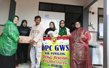 GWS Pemalang Salurkan Donasi bagi Korban Bencana Pulosari