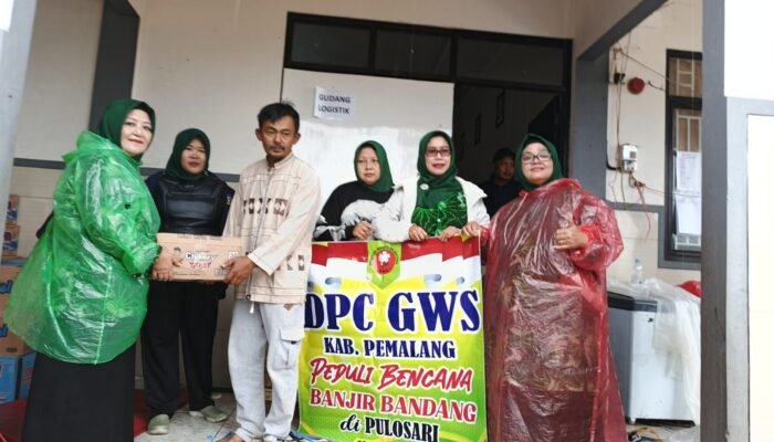 GWS Pemalang Salurkan Donasi bagi Korban Bencana Pulosari