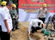 Wabup Pemalang Lakukan Peletakan Batu Pertama Jembatan Presisi di Kebandaran Jadi Kado Manis Warga