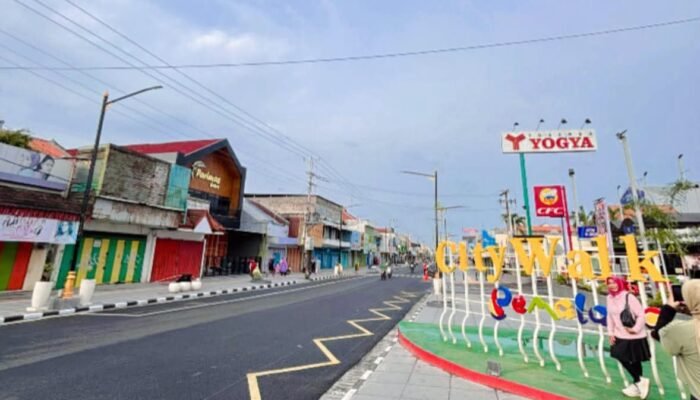 City Walk Pemalang Steril dari Kendaraan dan Pedagang saat Tahun Baru