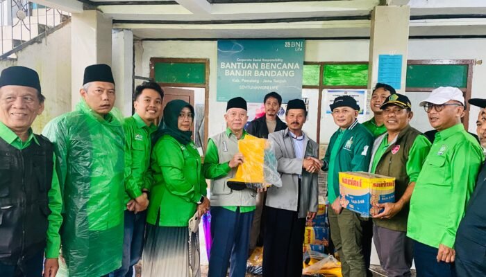 Banjir Bandang Penakir, DPC PKB Pemalang Terjun Langsung Salurkan Bantuan