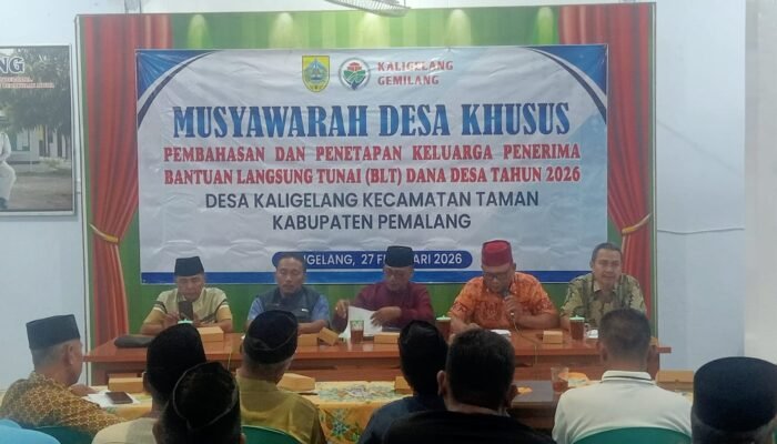 Desa Kaligelang Tetapkan Penerima BLT Dana Desa 2026 Lewat Musdesus