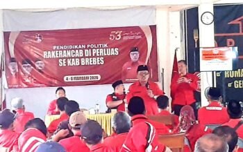 DPC PDI Perjuangan Brebes Konsolidasikan dan Sosialisasikan Perluasan Penjaringan PAC