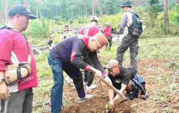 PDI Perjuangan Tegal Gelar Gerakan Menanam 3.000 Pohon di Lereng Gunung Slamet, Harris Turino: Wujud Nyata Kecintaan pada Bumi Pertiwi