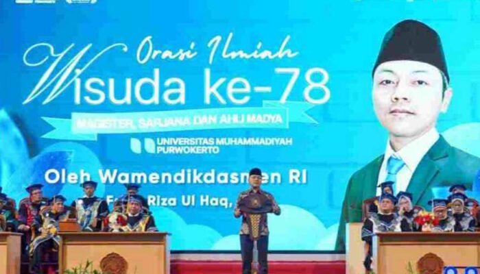 Generasi Tercerahkan untuk Indonesia: Pesan Kebangsaan Wamen Dikdasmen RI di Wisuda ke-78 UMP