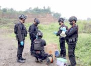 Polres Kendal Bersama Tim Jibom Detasemen Gegana Satbrimob Polda Jateng Musnahkan Bahan Peledak Pembuatan Petasan