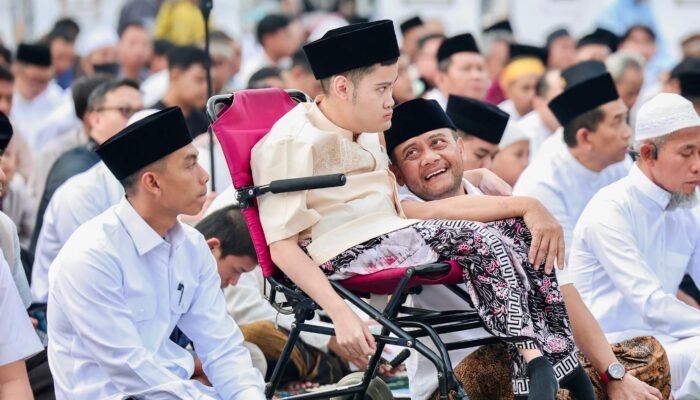 Momen Hangat Ahmad Luthfi Salat Id di Simpanglima: Jaga Persatuan dan Dorong Ekonomi Lokal