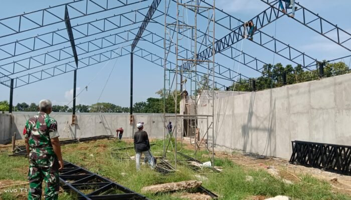 Sinergi TNI dan Warga, Pembangunan KDKMP Pesucen Dikebut