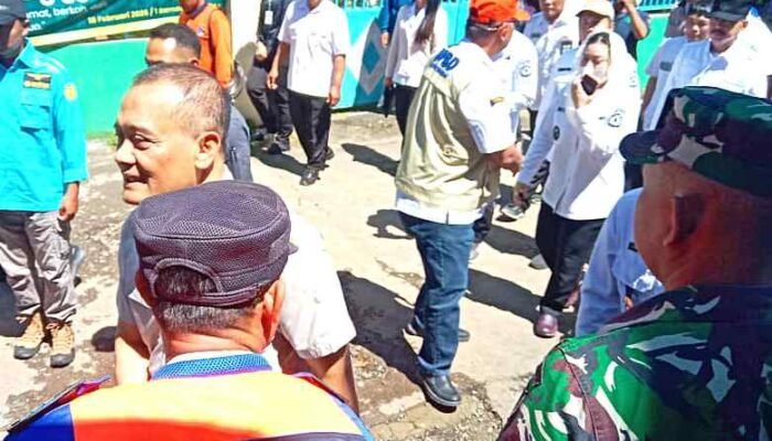 Gubernur Jawa Tengah Tinjau Lokasi Bencana Tanah Longsor di Cilibur Brebes