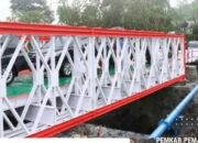 Bupati Pemalang Tinjau Jembatan Penakir yang Putus Akibat Banjir, Kini Kembali Bisa Dilalui Mobil