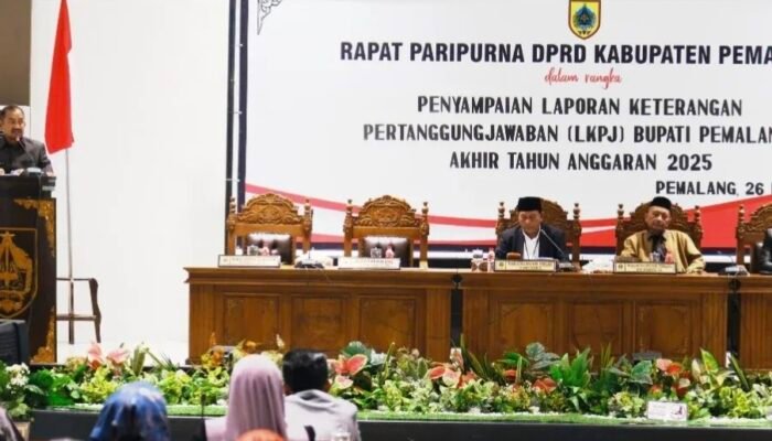 Rapat Paripurna DPRD Pemalang, Bupati Pemalang Katakan, LKPJ 2025 Perkuat Fondasi ‘Pemalang Bercahaya’