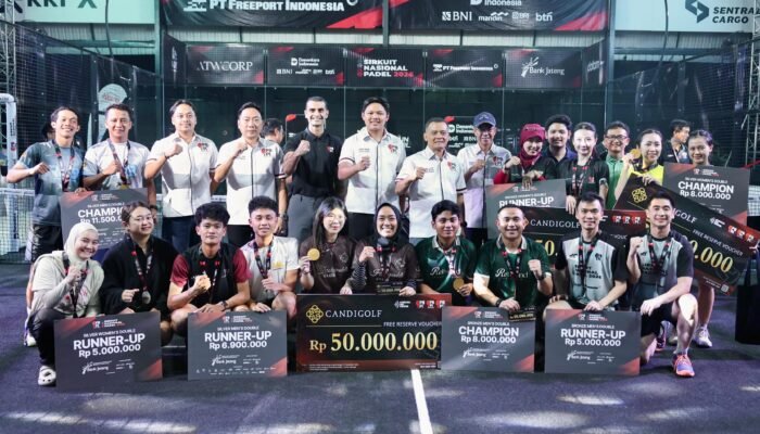 Sport Tourism Melejit, Sirnas Padel Semarang Tarik Ratusan Atlet Nasional