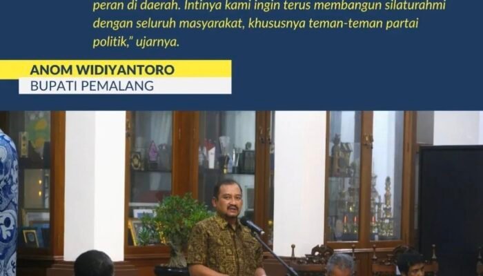 Rangkul Parpol Non-Parlemen, Bupati Pemalang Pererat Sinergi Membangun Daerah