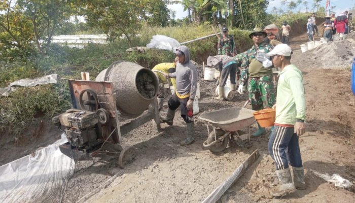 Sasaran Fisik Program TMMD Sengkuyung Tahap II TA 2026 Kodim 0715/Kendal Di Desa Bringinsari Capai 4,2 Persen