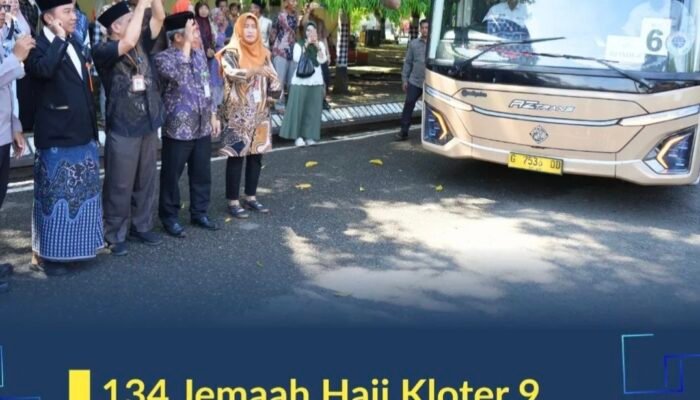 Laju Bus Kloter 9: Bupati Pemalang Lepas Ratusan Jemaah Haji Menuju Donohudan