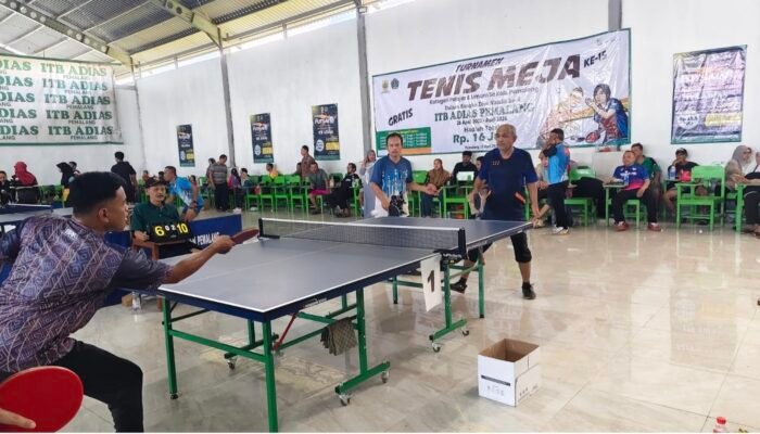 Pikat 130 Atlet, Turnamen Tenis Meja ITB Adias Pemalang Berhadiah Rp16 Juta Banjir Peminat
