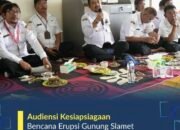 Gunung Slamet Menggeliat, Bupati Pemalang Siapkan Skenario Evakuasi Malam Hari