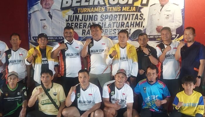 Ketua Koni Gairahkan Wilayah Selatan, Belik Cup 1 Jadi Panggung Baru Atlet Tenis Meja Pemalang