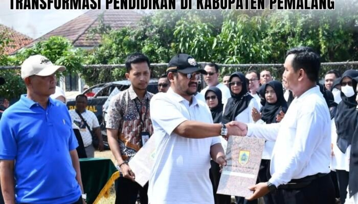 Lantik Kepala Sekolah Baru, Bupati Pemalang Tegaskan Kepala Sekolah Wajib Jadi Pelopor Hijau!