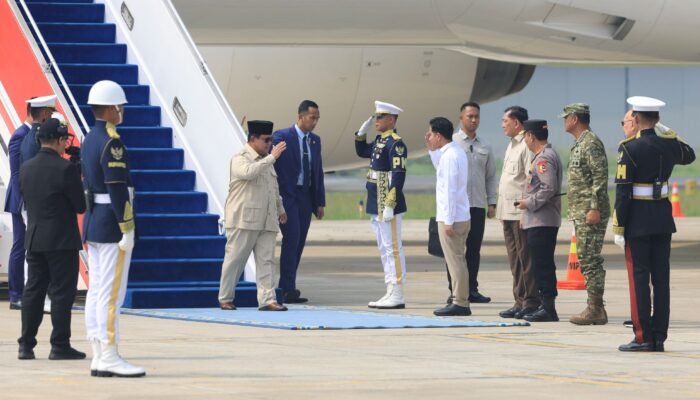 Presiden Prabowo Subianto Tiba di Jakar Usai Berkunjung ke Prancis