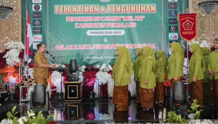 Bupati Anom Apresiasi Pengukuhan Pengurus Baru HARPI Melati Pemalang