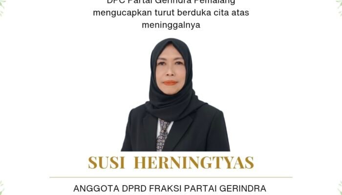 Gerindra Pemalang Berduka Lagi, Susi Herningtyas Berpulang