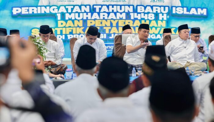 Sabet Predikat Tertinggi Nasional, 73 Persen Aset Wakaf di Jateng Resmi Bersertifikat
