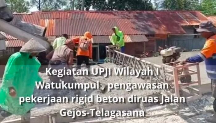 Akses Ekonomi Warga Watukumpul Bakal Mulus, DPUPR Pemalang Kebut Betonisasi Jalan Gejos–Tlagasana