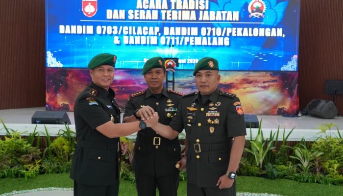 Regenerasi Kepemimpinan, Tiga Dandim di Jajaran Korem 071/Wijayakusuma Resmi Berganti