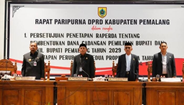 Gelar Paripurna DPRD Pemalang Ketok Palu Dana Cadangan Rp60 Miliar Untuk Pilkada 2029