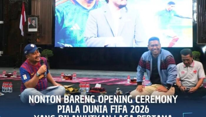 Saksikan Pembukaan Piala Dunia 2026, Bupati Pemalang Nobar di Pendopo