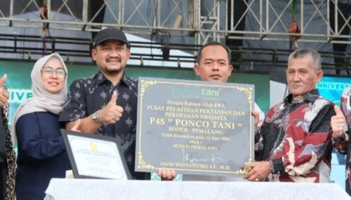 Dukung Pertanian Modern, Bupati Pemalang Resmikan P4S Ponco Tani di Bodeh