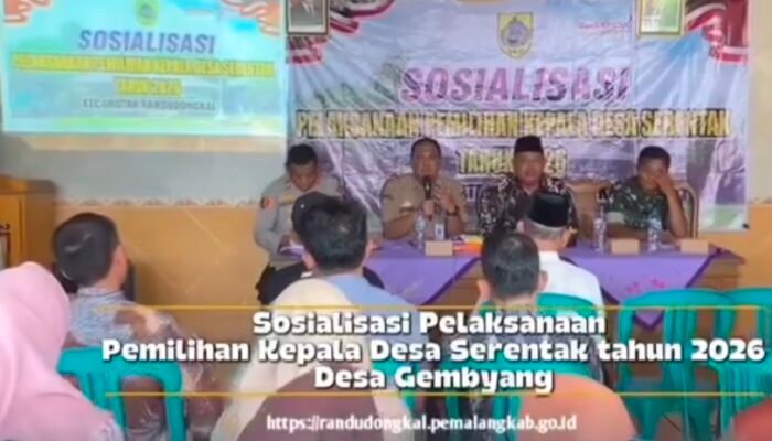 Camat Randudongkal Dampingi BPD Gembyang Tancap Gas Bentuk Panitia Pilkades Serentak 2026