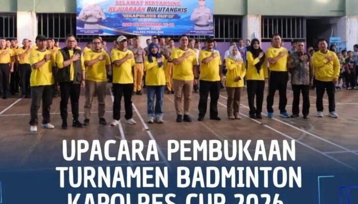 Hadiri Pembukaan Kapolres Cup 2026, Bupati Pemalang Dukung Penuh Dongkrak Prestasi Atlet Lokal!