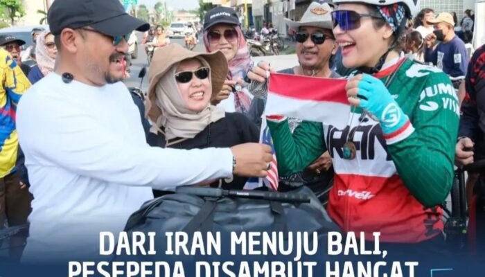 Jembatan Sepeda Iran-Bali Singgah di Pemalang